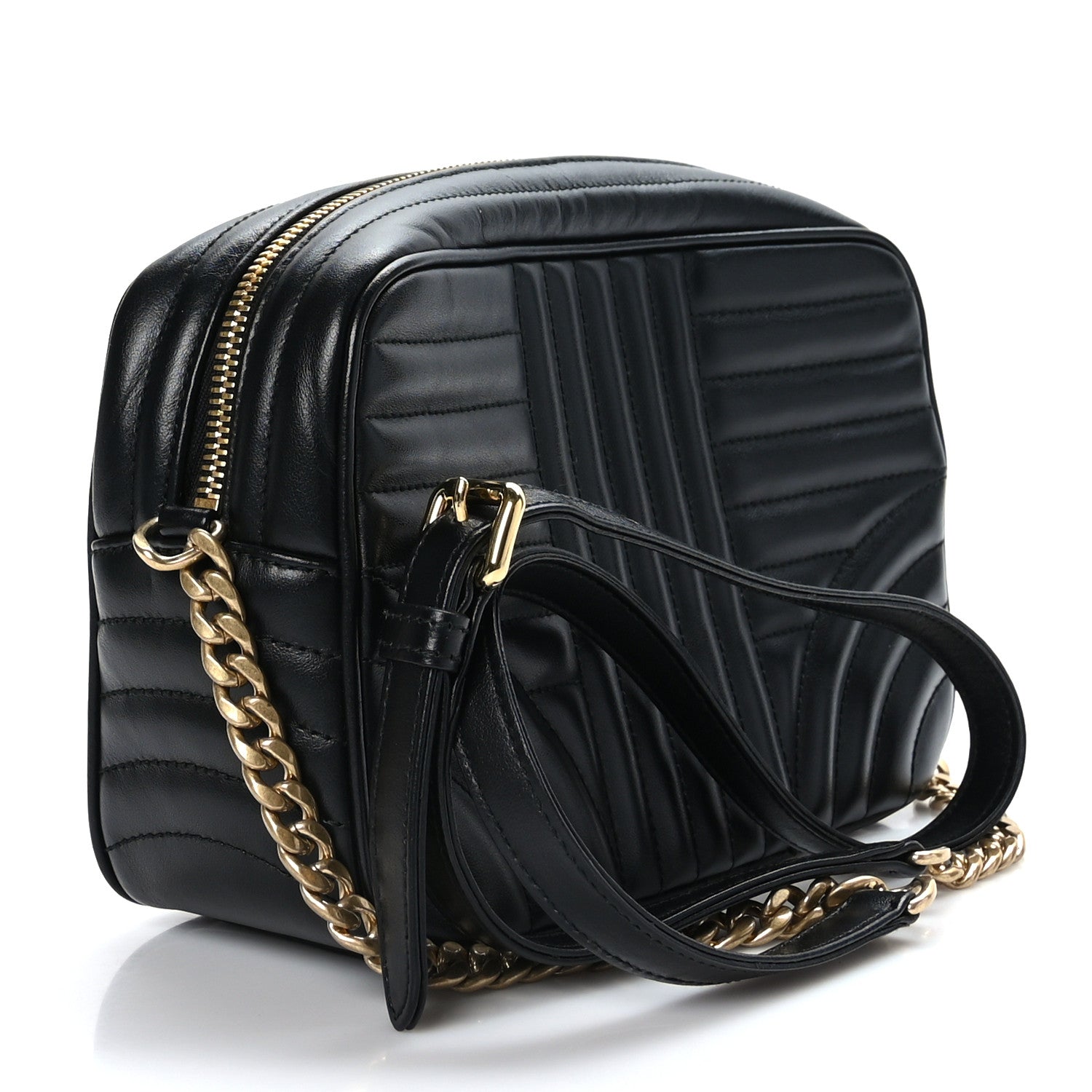 Prada Soft Calfskin Diagramme Camera Bag Black 3 of 8