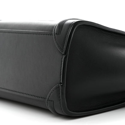 Celine Smooth Calfskin Nano Luggage Black 11 of 11