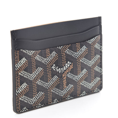 Goyard Goyardine Saint Sulpice Card Holder Black 3 of 7