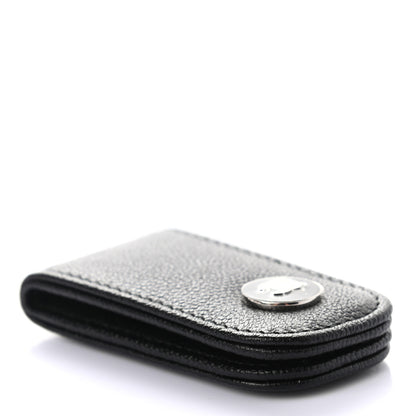 Chanel Caviar CC Button Money Clip Black 3 of 4