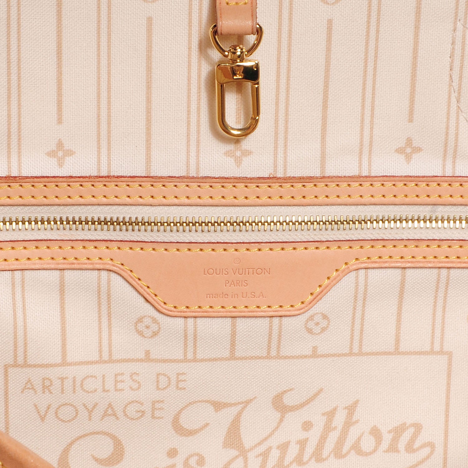 Louis Vuitton Damier Azur Neverfull GM 6 of 7