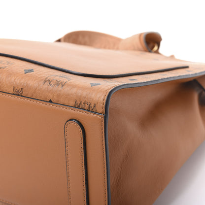 MCM Visetos Essential Tote Cognac 10 of 10