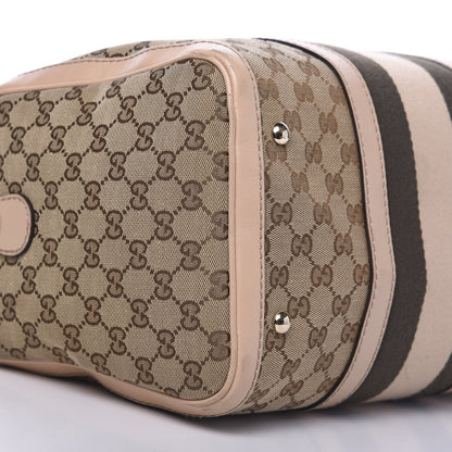 Gucci Monogram Vintage Web Medium Boston Light Pink 13 of 16