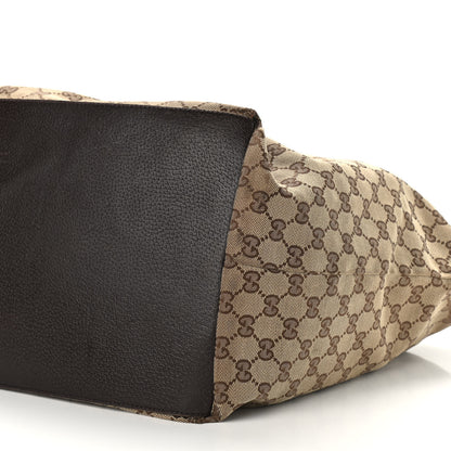 Gucci GG Monogram Large Web Handle Bucket Tote 6 of 17
