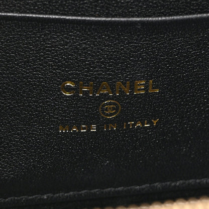 Chanel Lambskin Quilted Trendy Small Top Handle Vanity Case With Chain Black 7 of 12