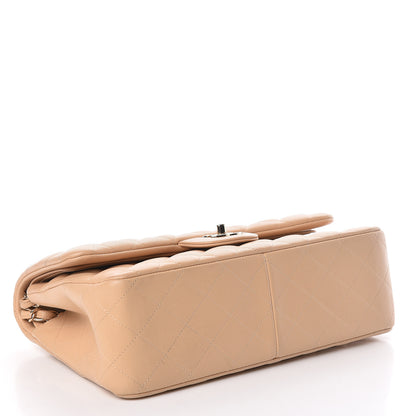 Chanel Caviar Quilted Jumbo Double Flap Light Beige 7 of 19