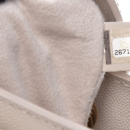 Chanel Caviar Small Studded Deauville Tote Ivory 7 of 10