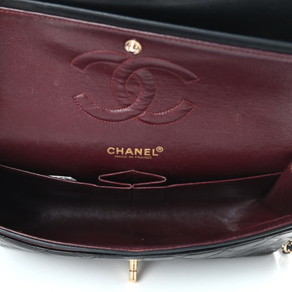 Chanel Lambskin Quilted Medium Double Flap Black 4 of 9