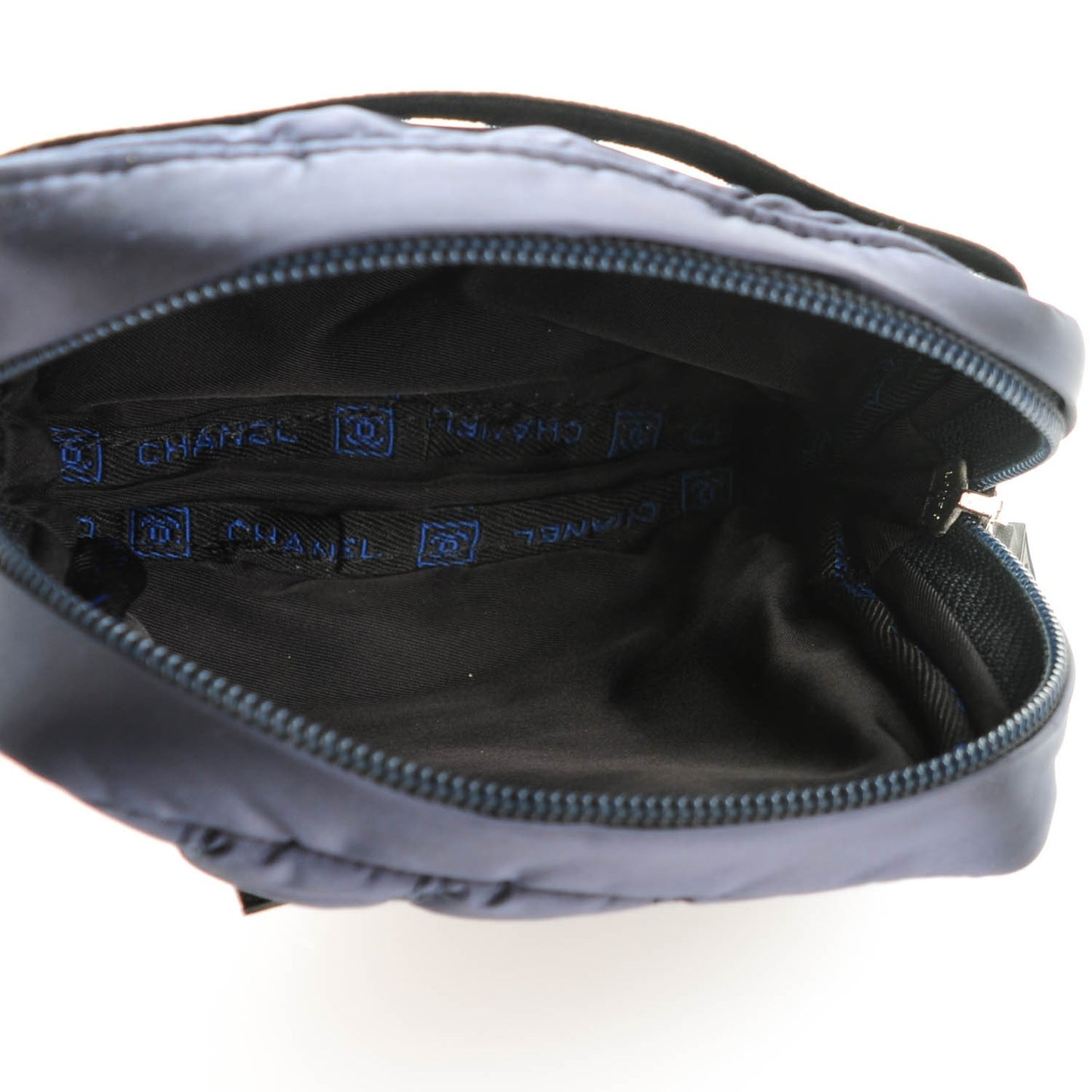 Nylon Quilted Sport Waist Bag Navy