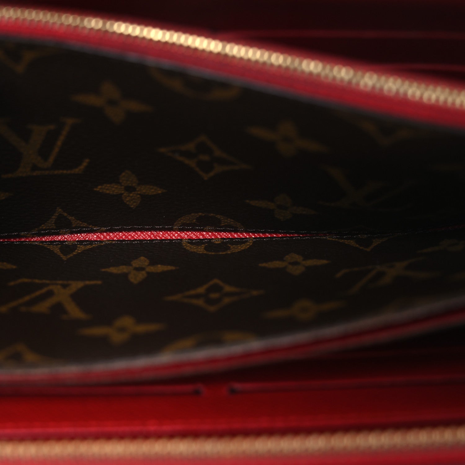Louis Vuitton Monogram Retiro Zippy Wallet Cherry 7 of 12