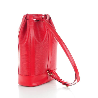 Louis Vuitton Epi Randonnee PM Castillan Red 3 of 8