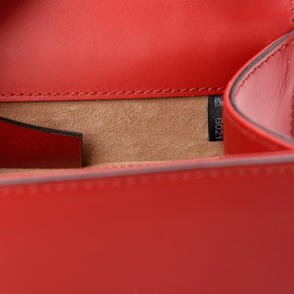 Gucci Calfskin Mini Sylvie Top Handle Bag Hibiscus Red 9 of 12