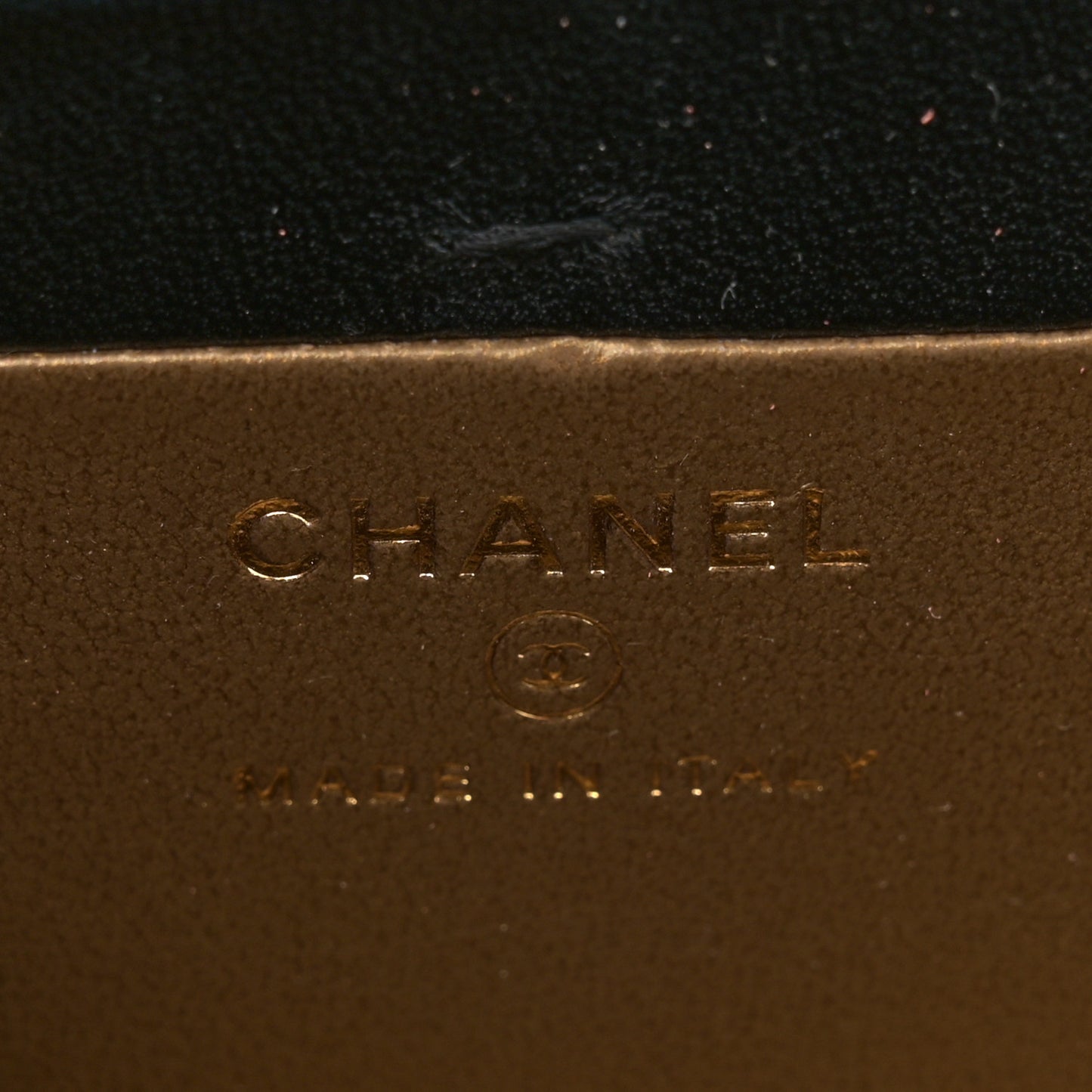 Lambskin Quilted Vanity Clutch With Chain Black