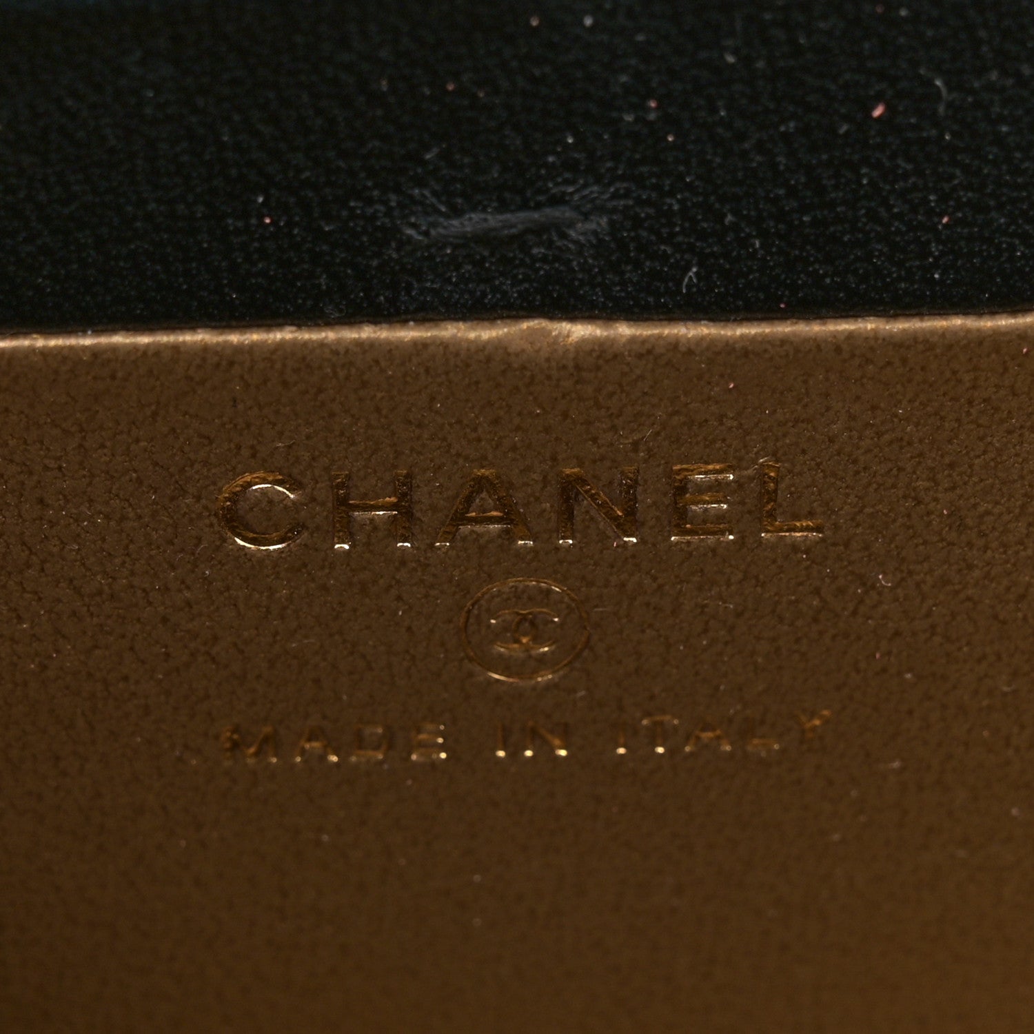 Chanel Lambskin Quilted Vanity Clutch With Chain Black 6 of 11