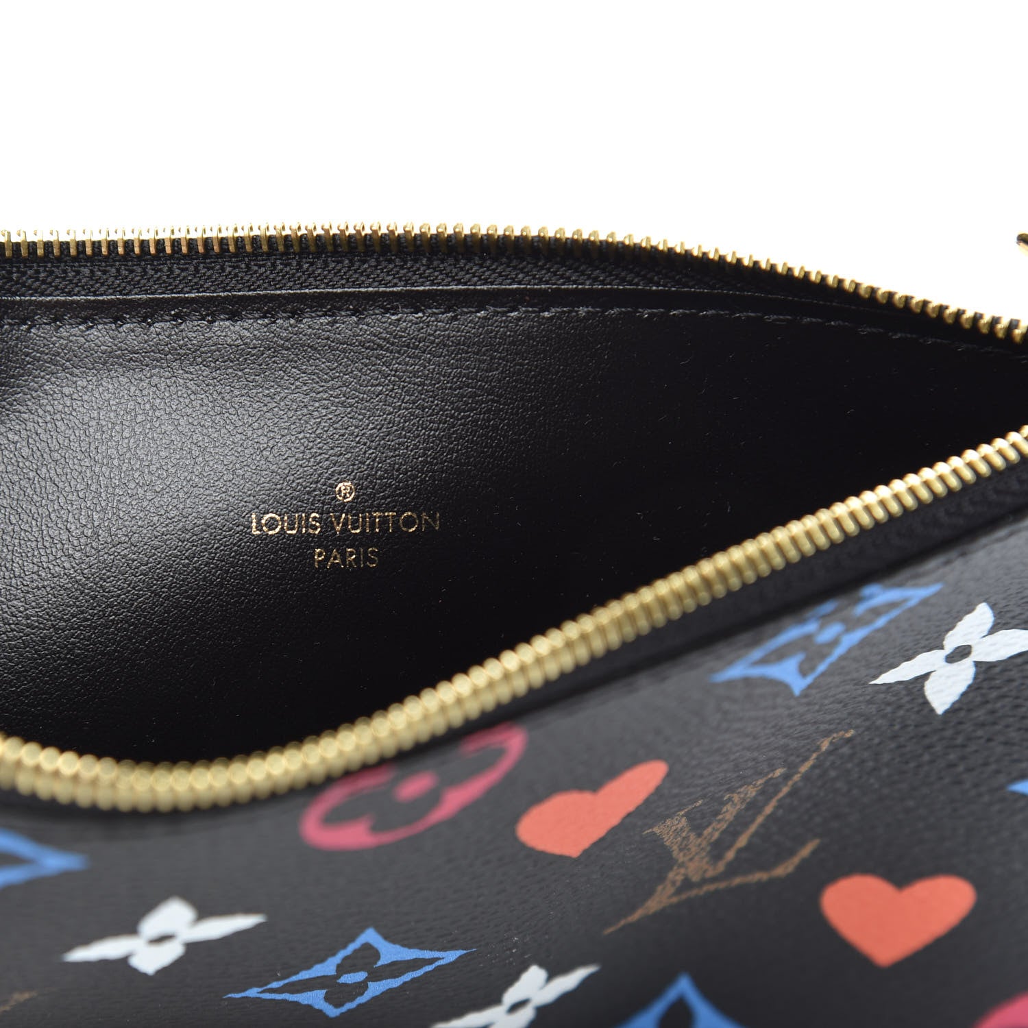 Louis Vuitton Game On Felicie Chain Wallet Zippered Insert Black 6 of 6