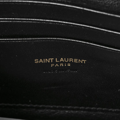 Saint Laurent Grain De Poudre Matelasse Monogram Mini Lou Camera Bag Crema Soft 5 of 12