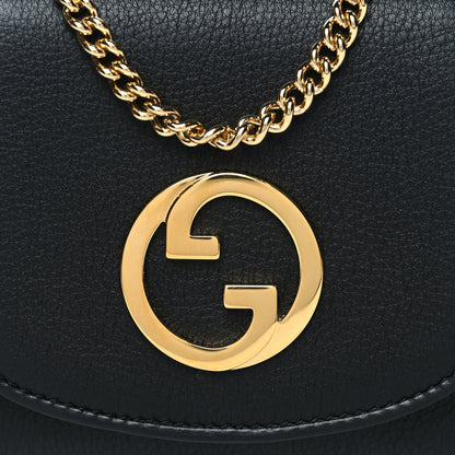 Gucci Roxy Calfskin Medium Blondie Chain Wallet Black 8 of 10