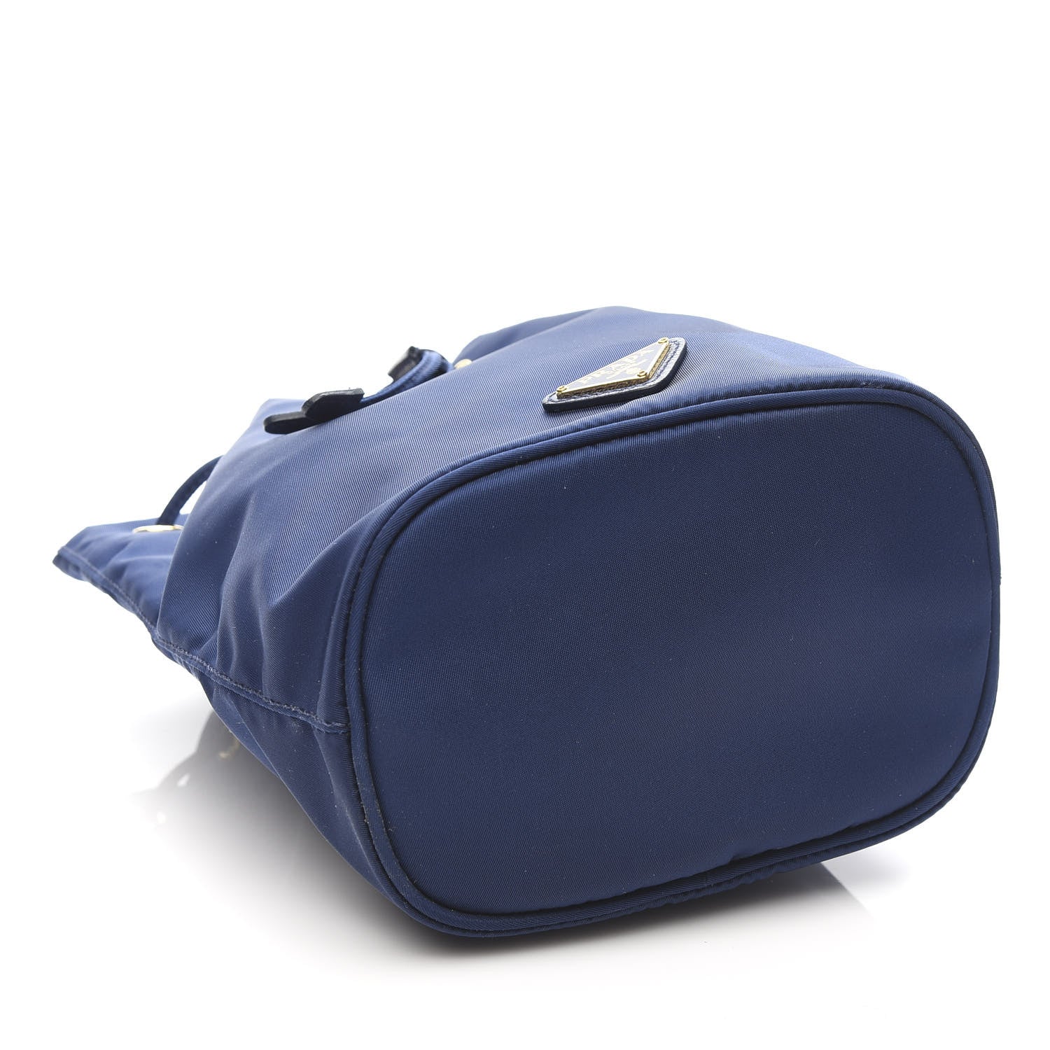 Prada Saffiano Tessuto Nylon Bucket Wristlet Royal 4 of 11