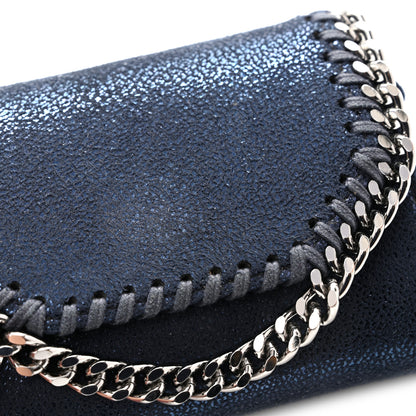 Stella McCartney Metallic Shaggy Deer Falabella Small Wallet on Chain Ink 11 of 11