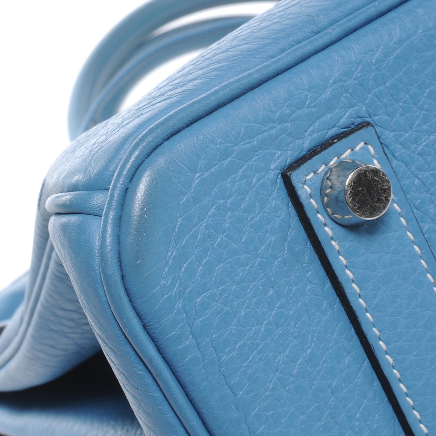 Taurillon Clemence Birkin 35 Blue Jean