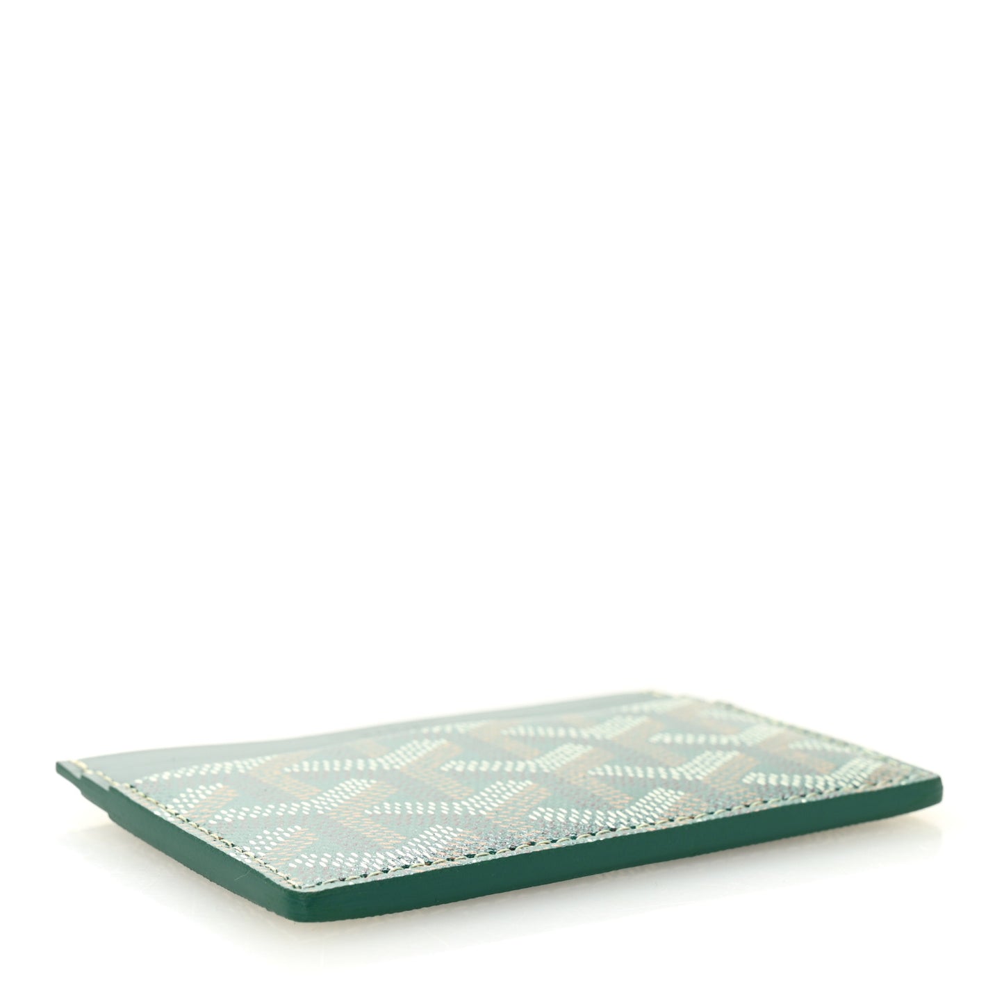 Goyardine Saint Sulpice Card Holder Green