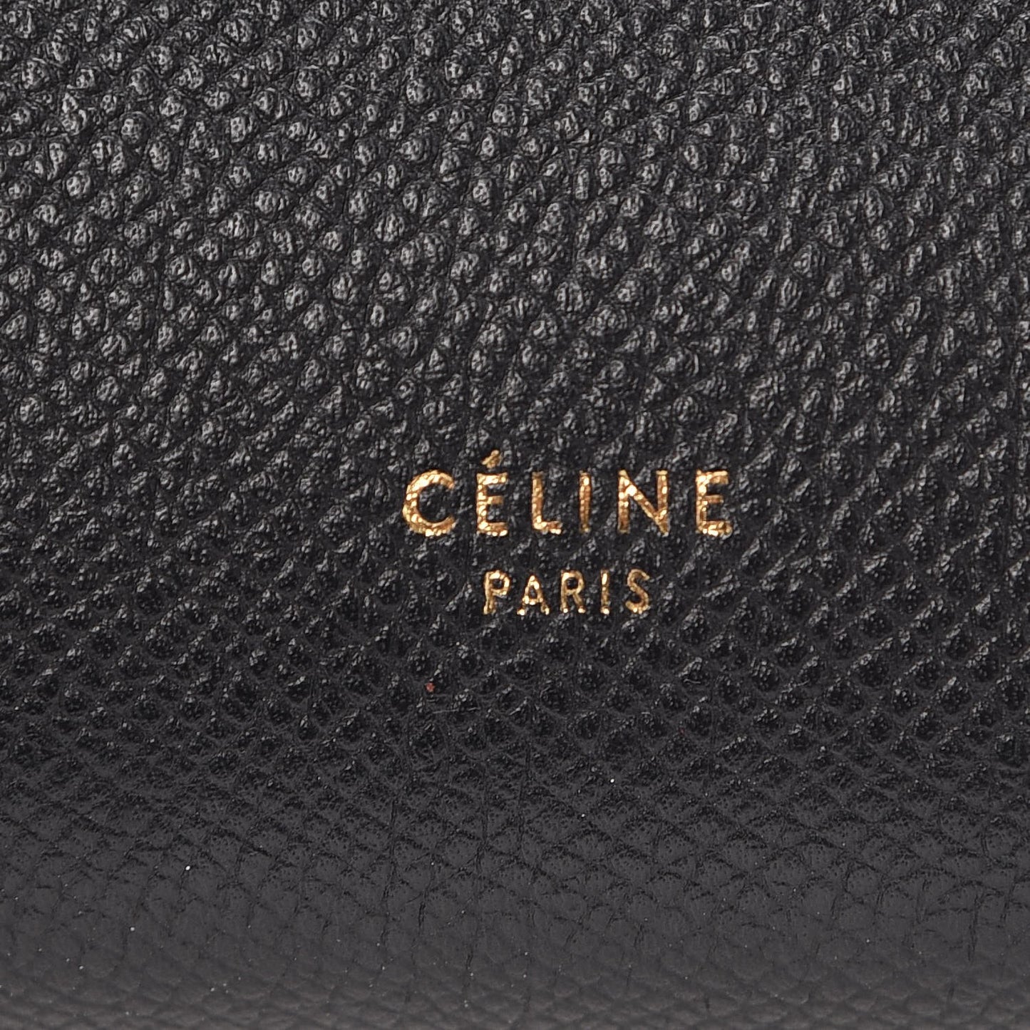 Grained Calfskin Mini Belt Bag Black