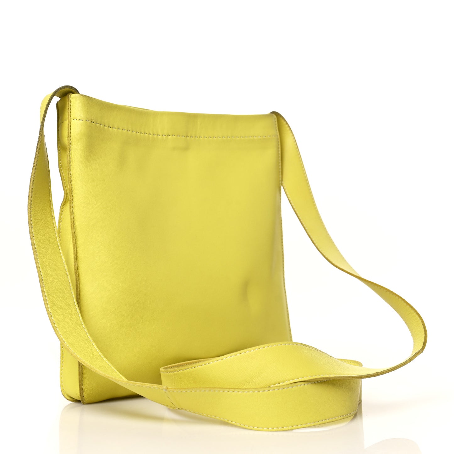 Lambskin Clou De Selle Pouch Sulphur
