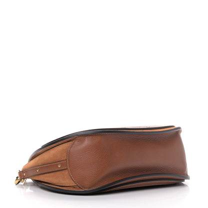 Chloe Calfskin Suede Medium Pixie Shoulder Bag Caramel 3 of 4