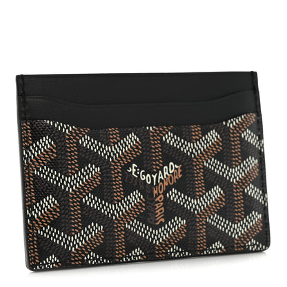 Goyard Goyardine Saint Sulpice Card Holder Black 3 of 9