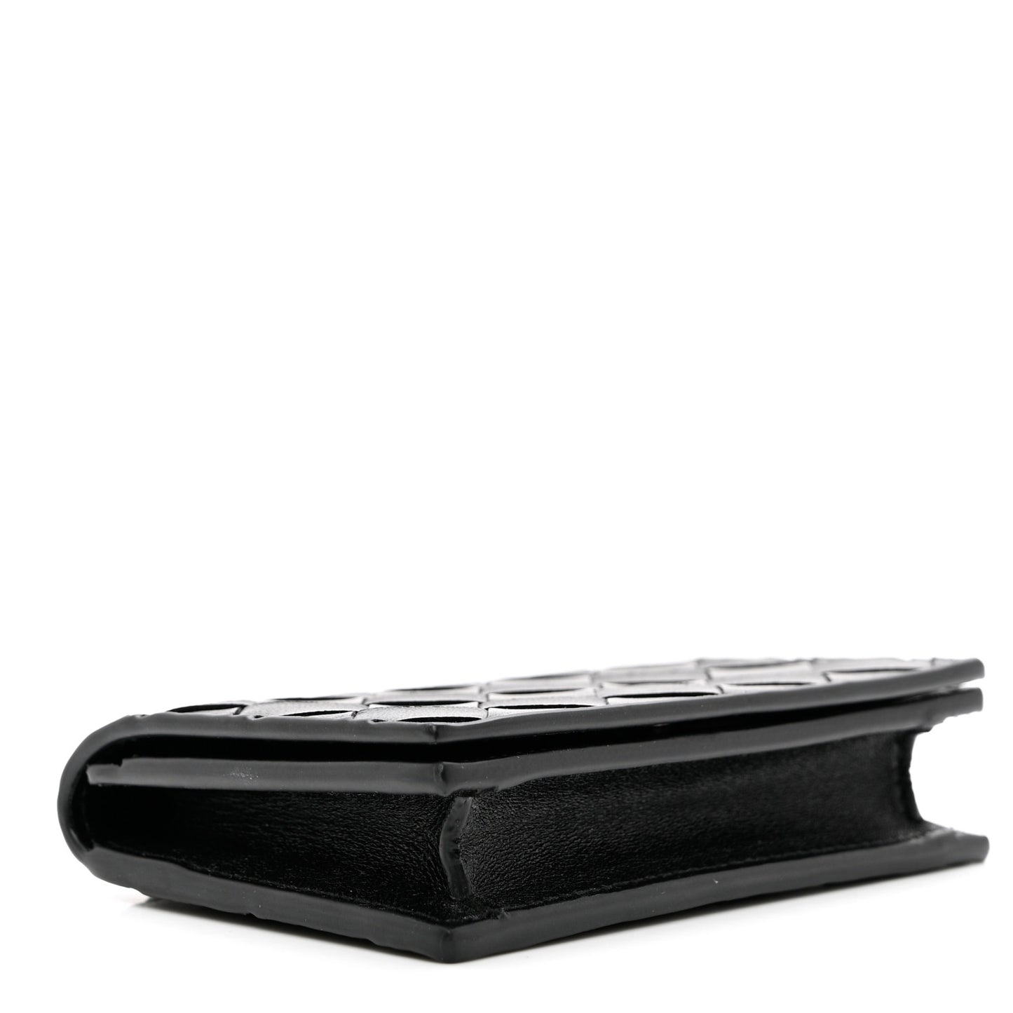 Nappa Intrecciato Card Holder Black