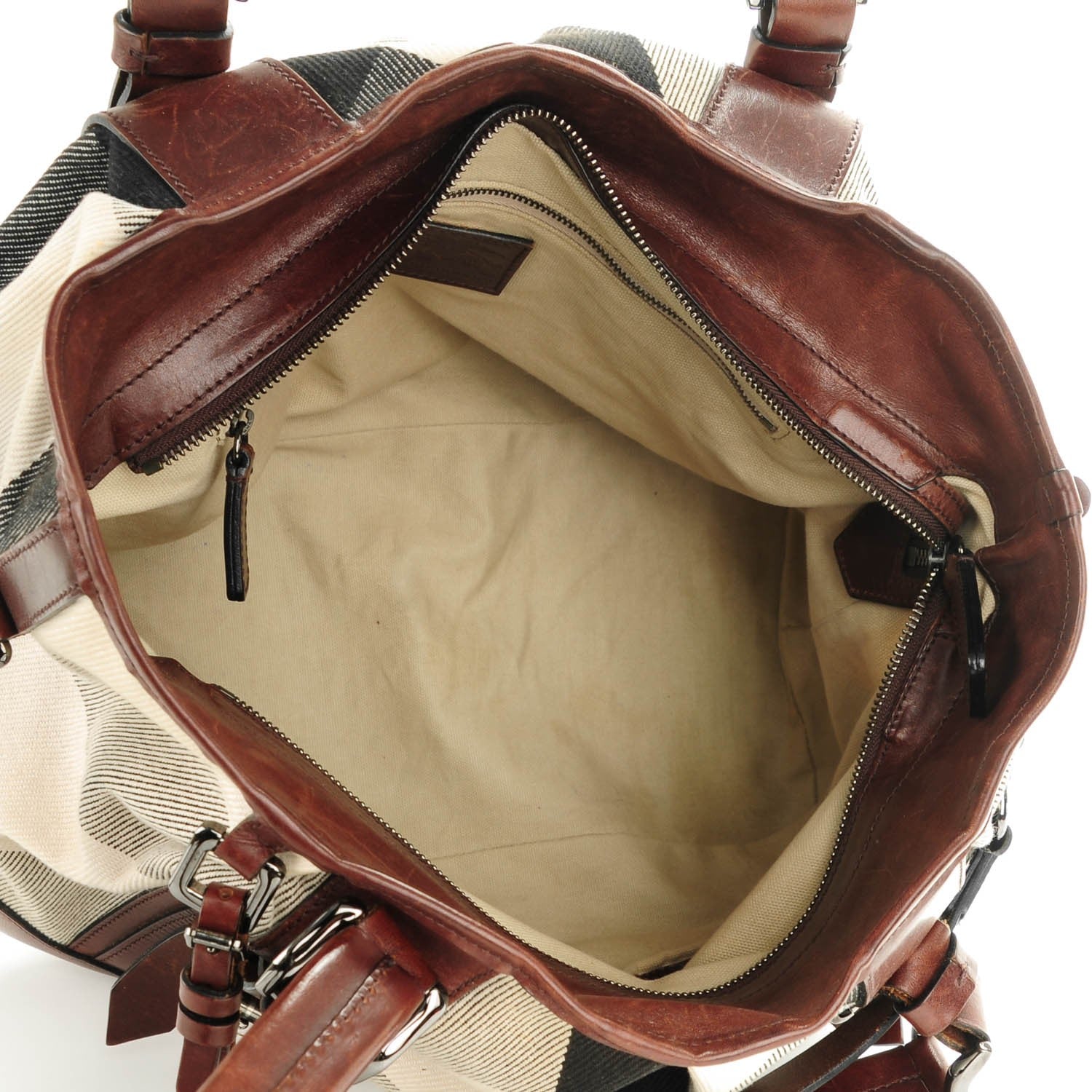 Burberry Canvas Mega Check Lowry Brown 7 of 10