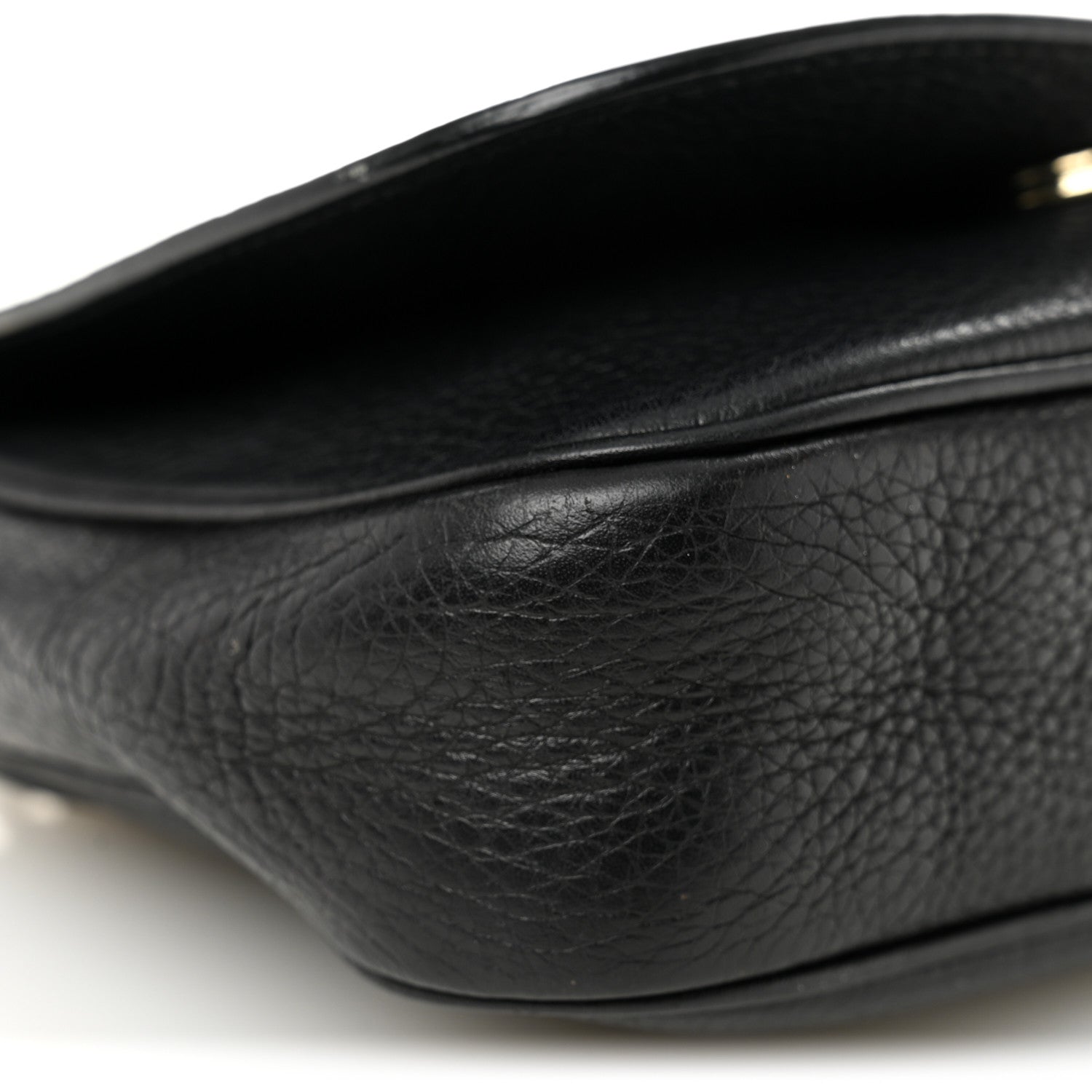 Gucci Pebbled Calfskin Small Soho Flap Crossbody Black 9 of 12