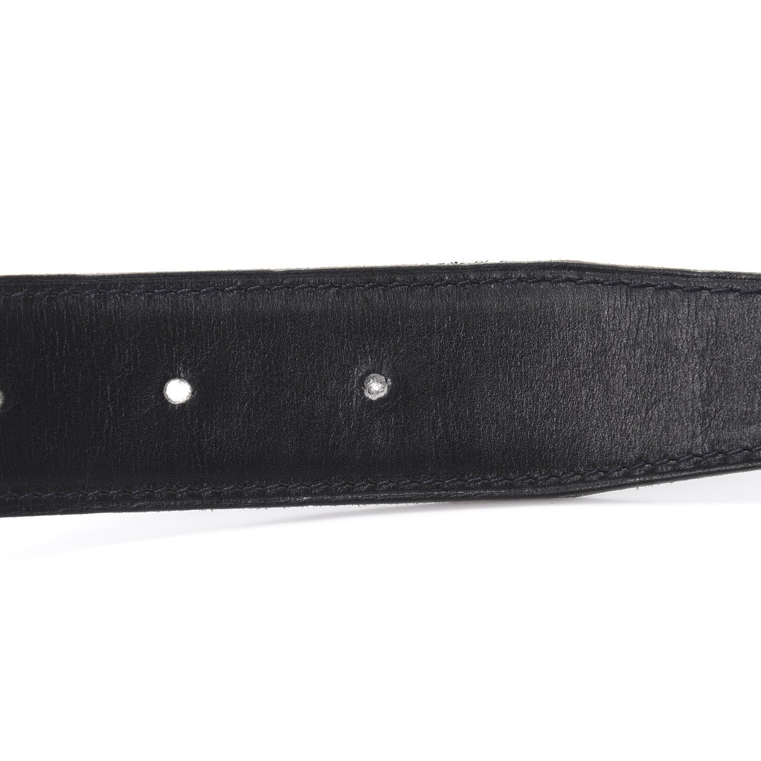 Hermes Box Togo 32mm H Belt Strap 80 Black Chocolate 7 of 8