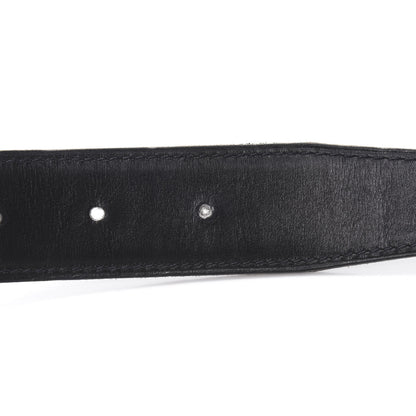 Hermes Box Togo 32mm H Belt Strap 80 Black Chocolate 7 of 8