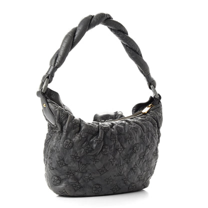 Louis Vuitton Lambskin Olympe Nimbus PM Anthracite 3 of 10