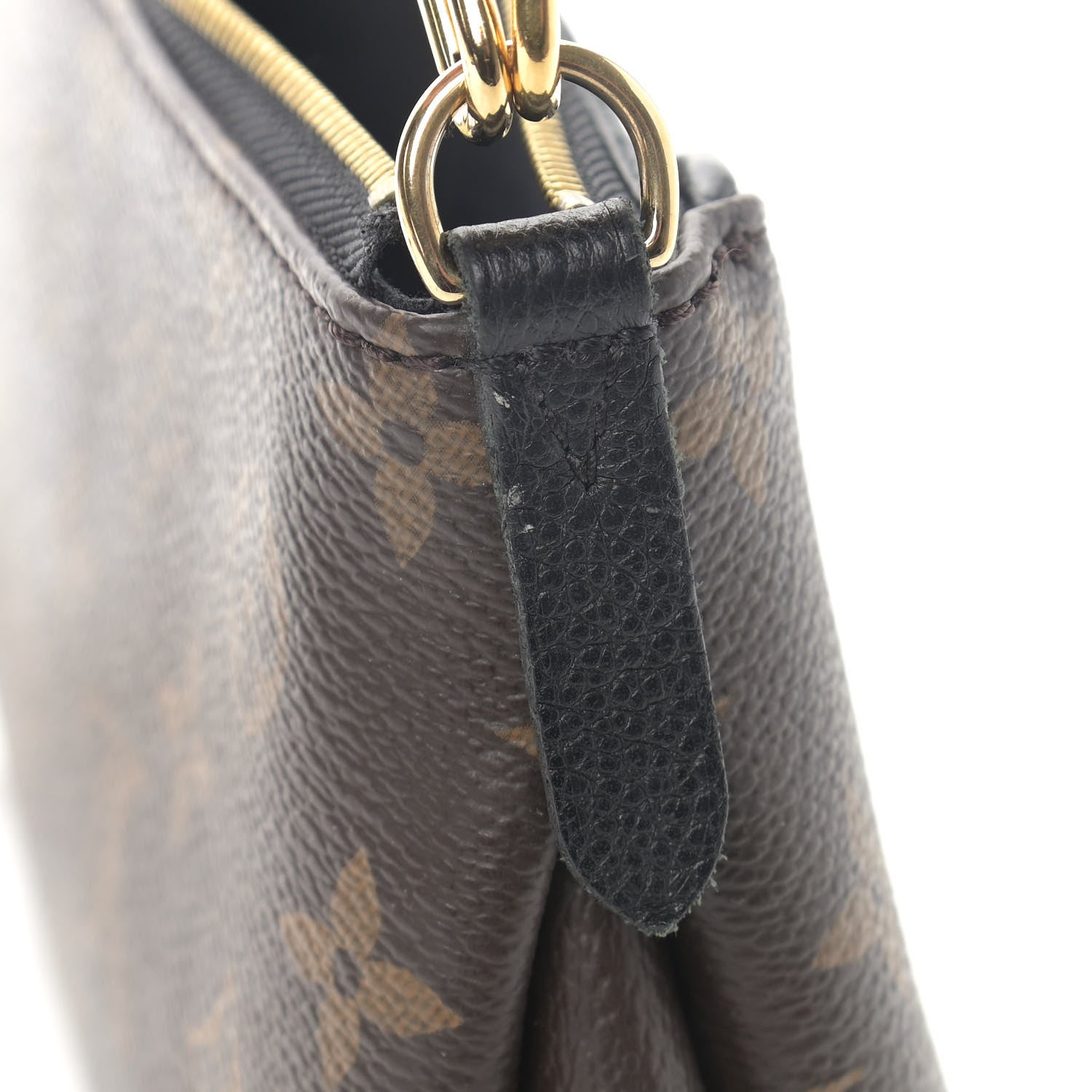 Louis Vuitton Monogram Pallas Clutch Black 9 of 10