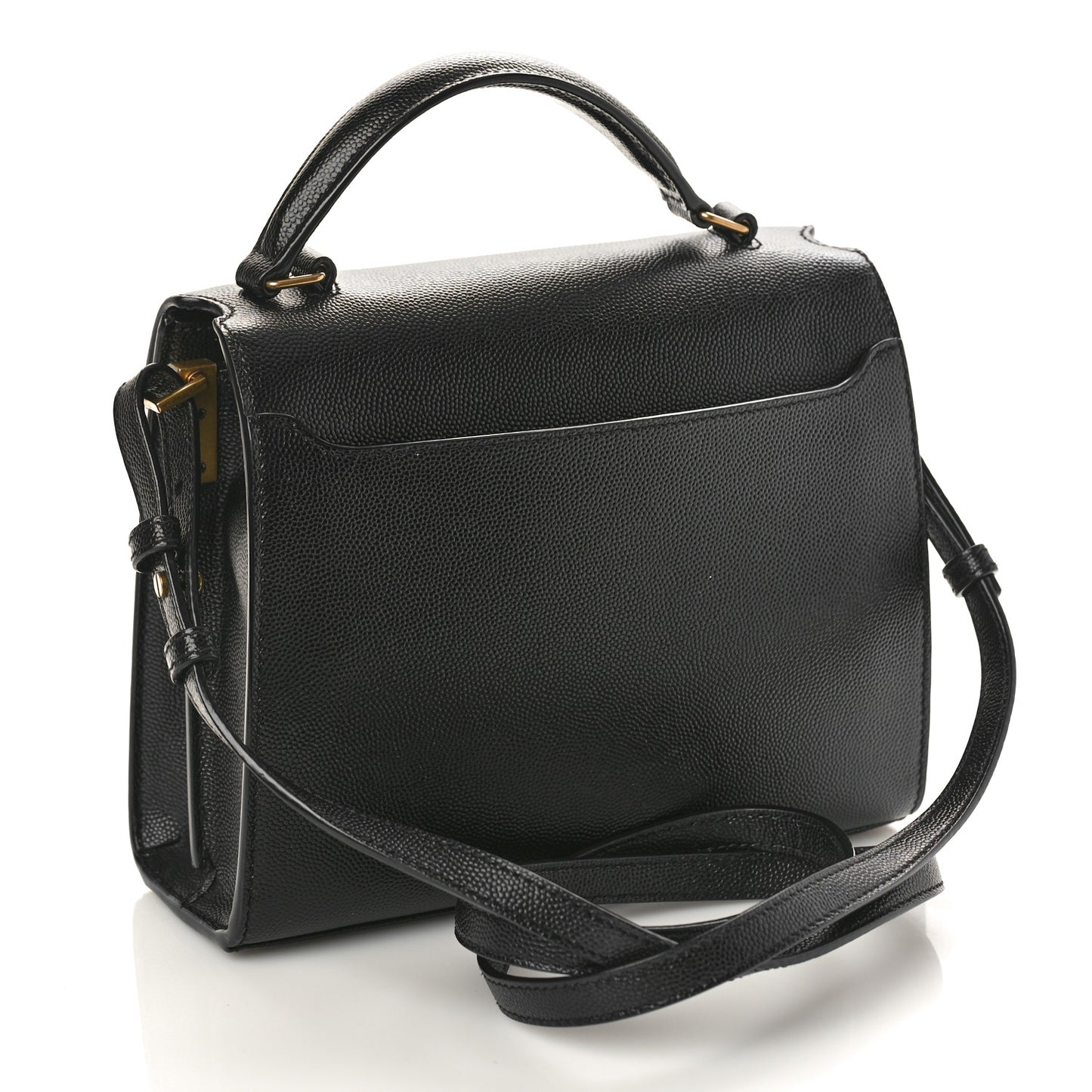 Grain de Poudre Mini Classic Monogram Cassandra Top Handle Black