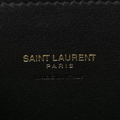 Saint Laurent Woven Raffia Monogram Kaia Satchel Tan 6 of 8