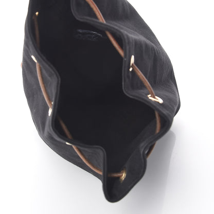 Hermes Toile Sac Polochon Black 7 of 12