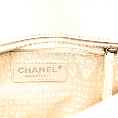Chanel Calfskin Mademoiselle Flap Shoulder Bag White 6 of 15