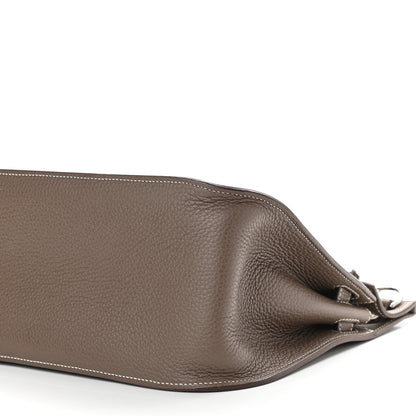 Hermes Taurillon Clemence Jypsiere 28 Etoupe 9 of 10