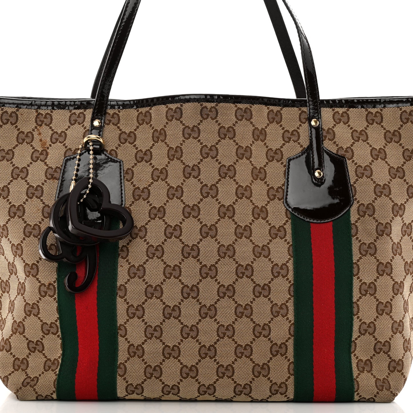 Monogram Web Large Jolie Tote Brown