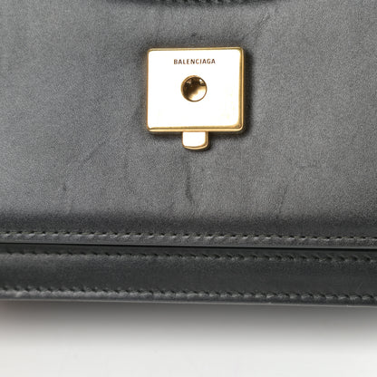 Balenciaga Box Calfskin XS Sharp Top Handle Bag Black 13 of 15