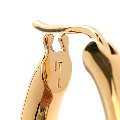 Louis Vuitton Metal Fall In Love Hoop Earrings GM Gold 4 of 5