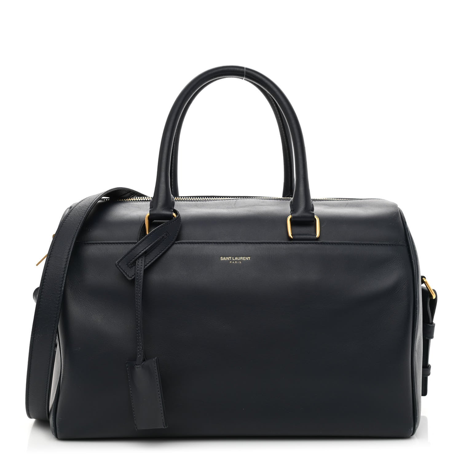 Saint Laurent Calfskin Classic Duffle 6 Marine 1 of 13
