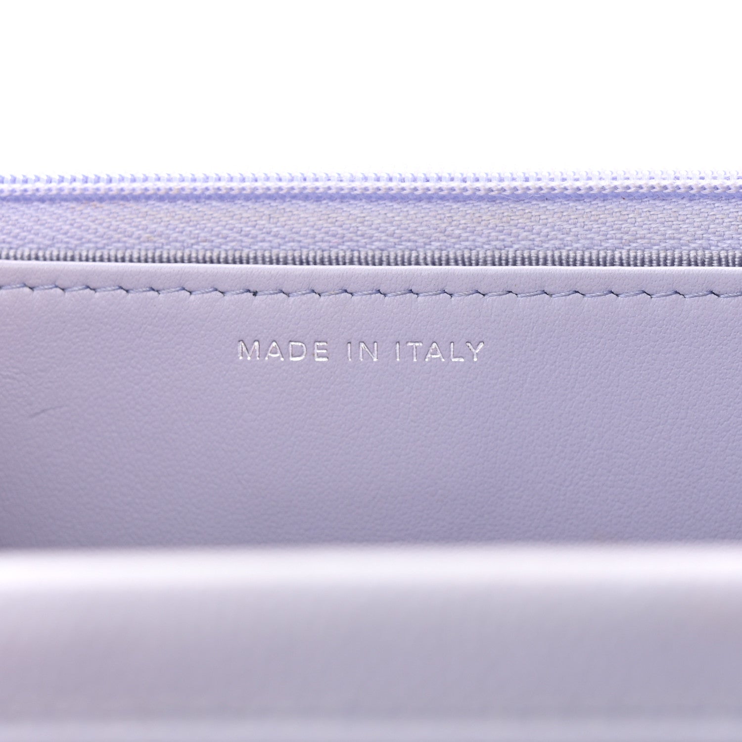 Chanel Caviar Quilted Wallet on Chain WOC Light Purple 7 of 12