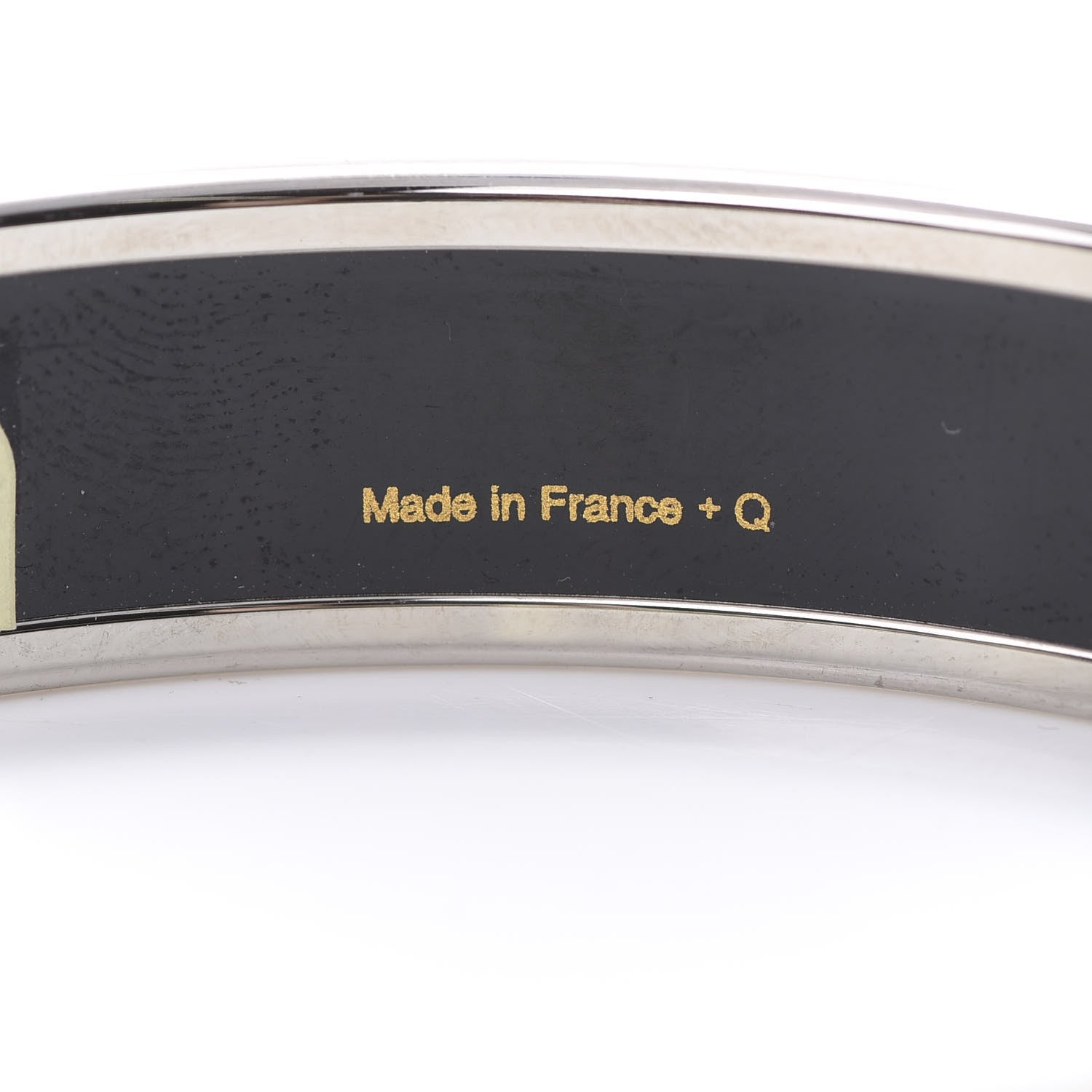 Hermes Enamel Printed Caleche Medium Bracelet 70 Orange 5 of 5