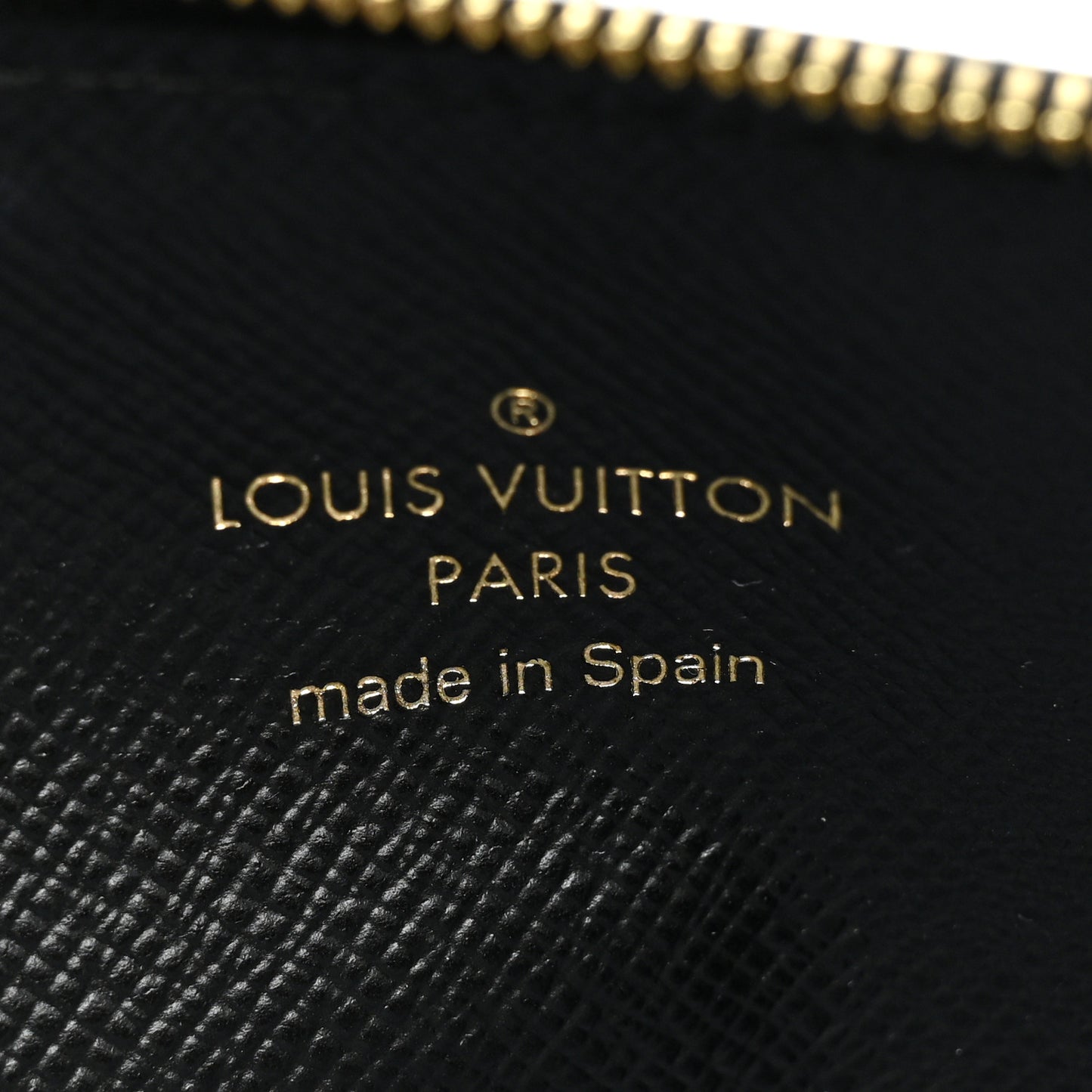 Monogram Slim Purse Black