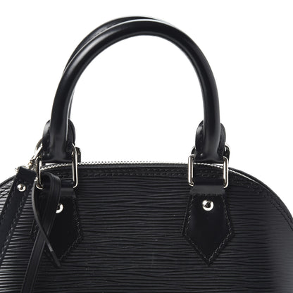 Louis Vuitton Epi Alma BB Black 2 of 9