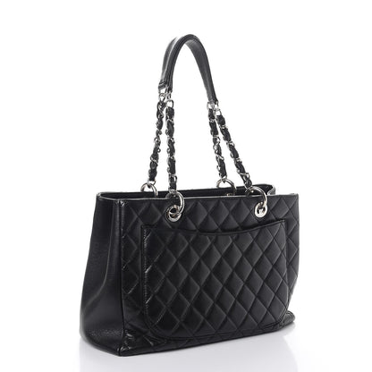 Chanel Caviar Quilted Grand Shopping Tote GST Black 3 of 14